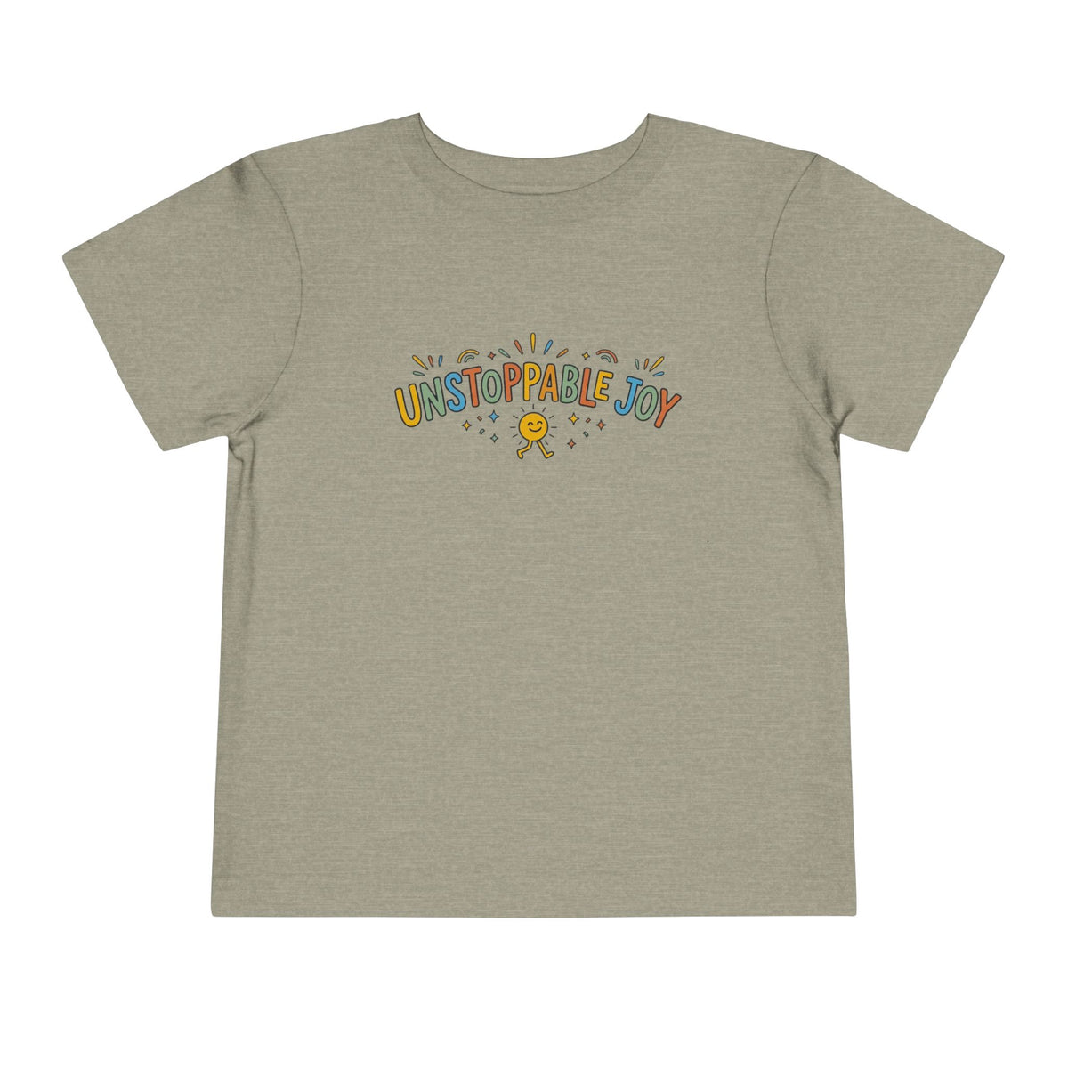 "Unstoppable Joy" Toddler Graphic Tee | Uplifted By Design™ Cerebral Palsy & Adaptive Movement Shirt