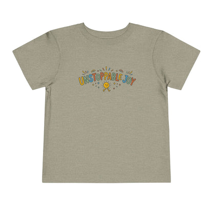 "Unstoppable Joy" Toddler Graphic Tee | Uplifted By Design™ Cerebral Palsy & Adaptive Movement Shirt