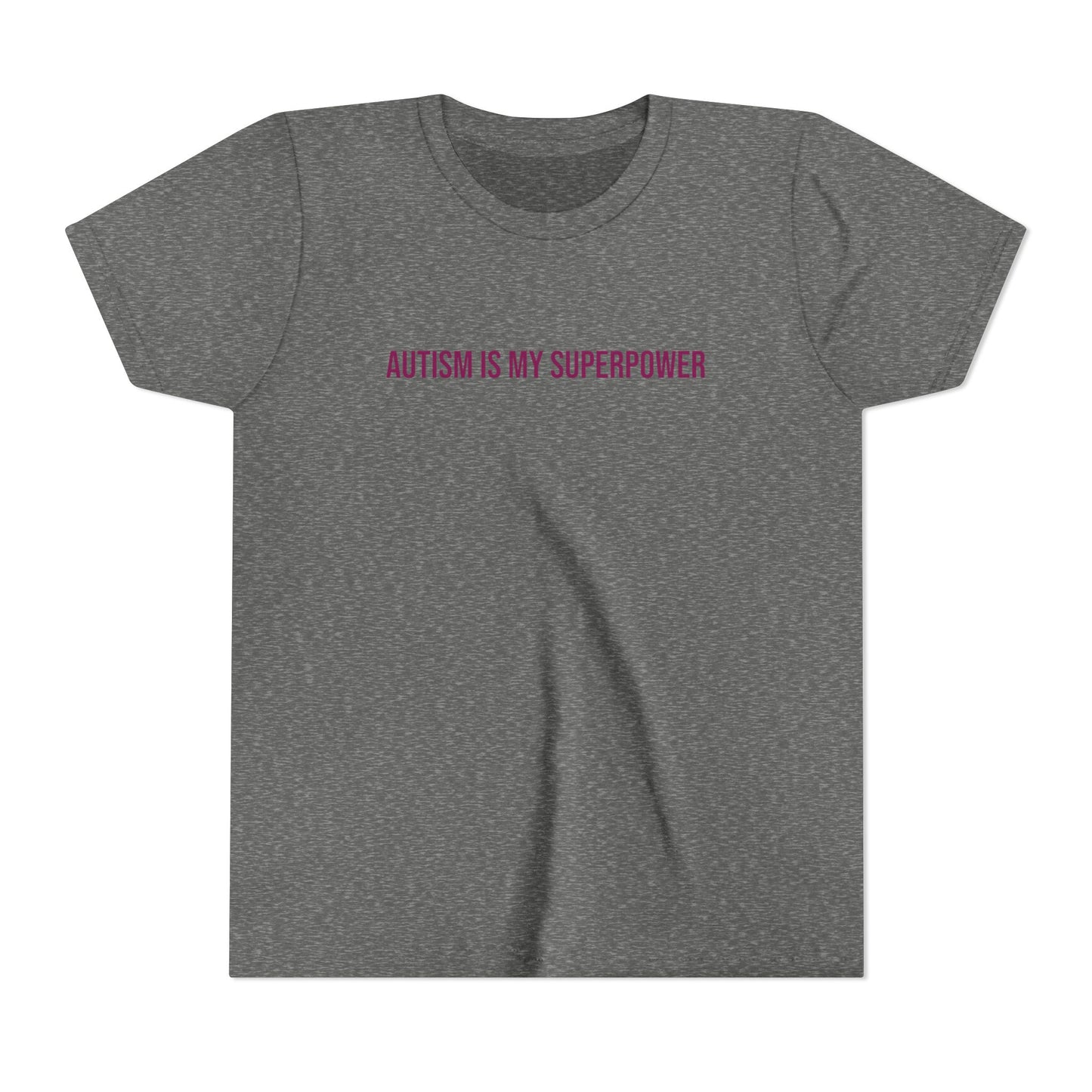 "Autism Is My Superpower" Neurodivergent Pride Youth Tee | Uplifted By Design
