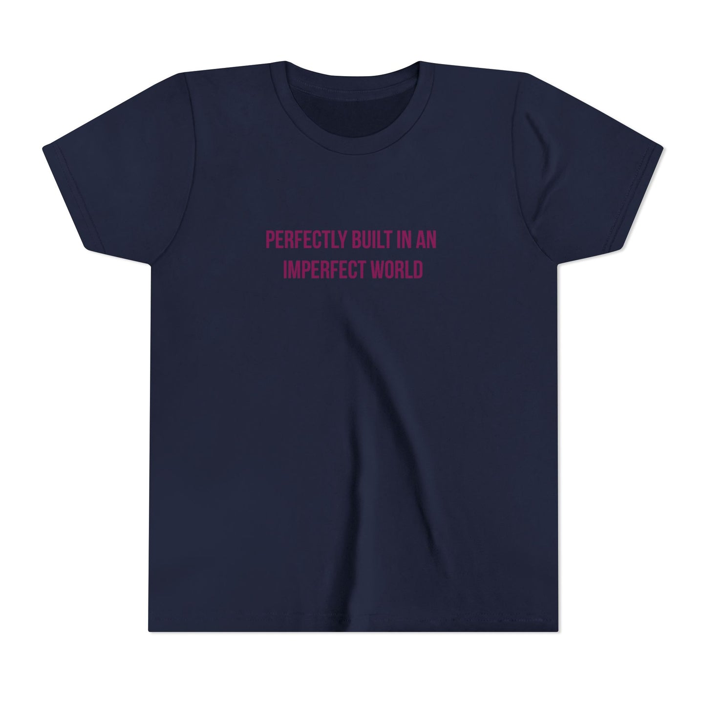 "Perfectly Built in an Imperfect World" Autism Awareness Youth Tee