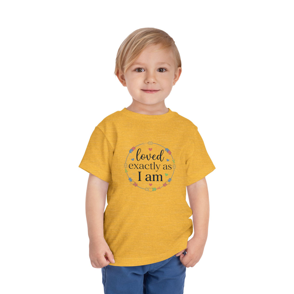 Loved Exactly As I Am Neurodiversity Toddler Tee | Autism Acceptance