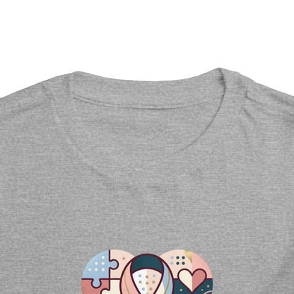 Uniquely Me, Wonderfully Free Neurodiversity Toddler Tee | Autism Acceptance