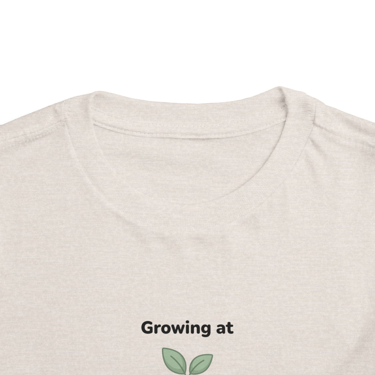 Growing at My Own Pace Toddler Shirt | Potted Plant Positive Affirmation Kids Tee