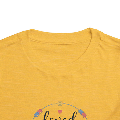 Loved Exactly As I Am Neurodiversity Toddler Tee | Autism Acceptance