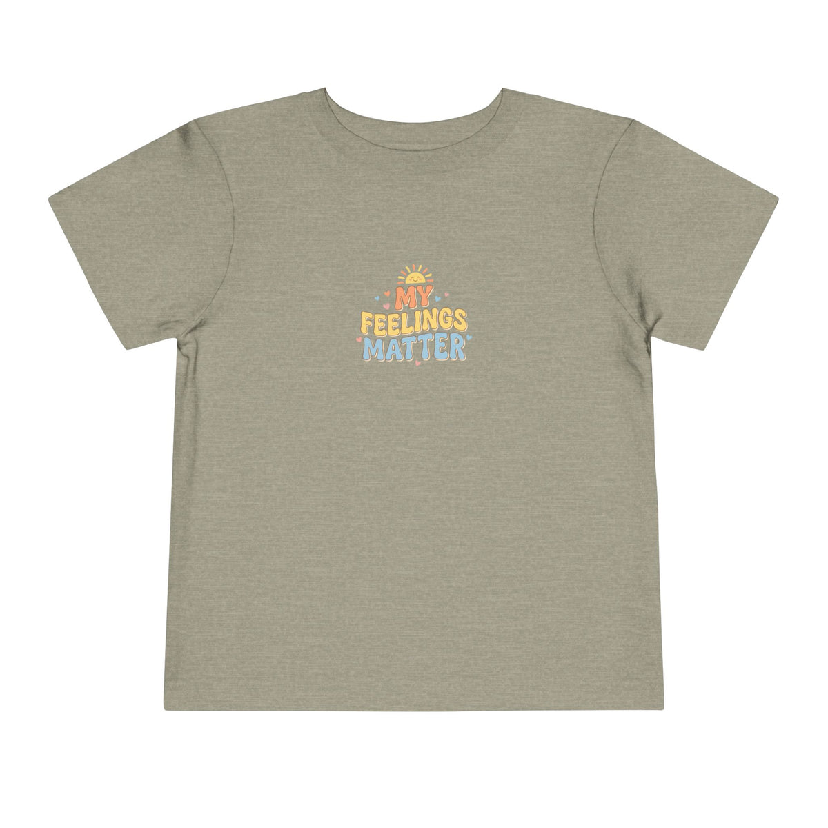 My Feelings Matter Toddler Shirt | Emotional Wellness Affirmation Kids Graphic Tee