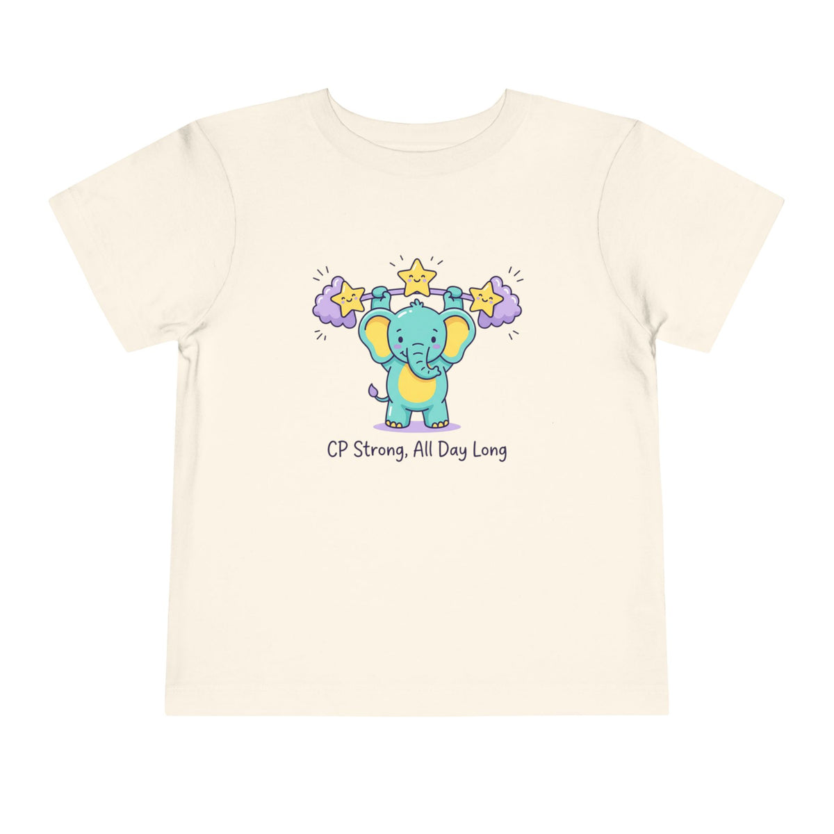 CP Strong All Day Long Toddler Shirt | Elephant Support Kids Tee