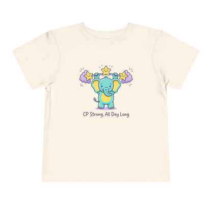 CP Strong All Day Long Toddler Shirt | Elephant Support Kids Tee