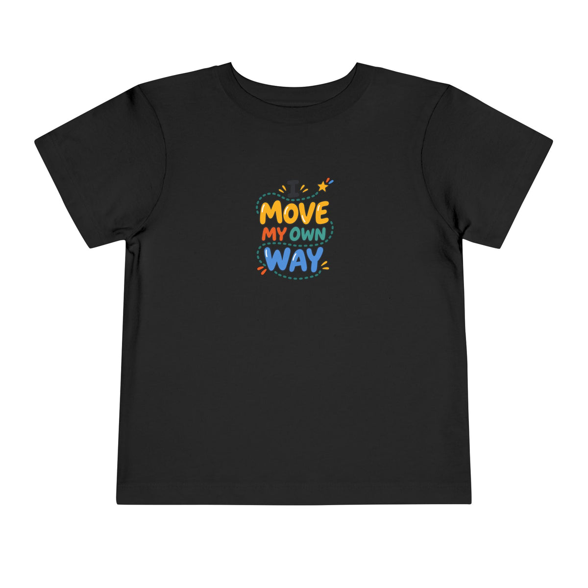 "I Move My Own Way" Toddler Graphic Tee | Uplifted By Design™ Adaptive Movement & Disability Pride Shirt