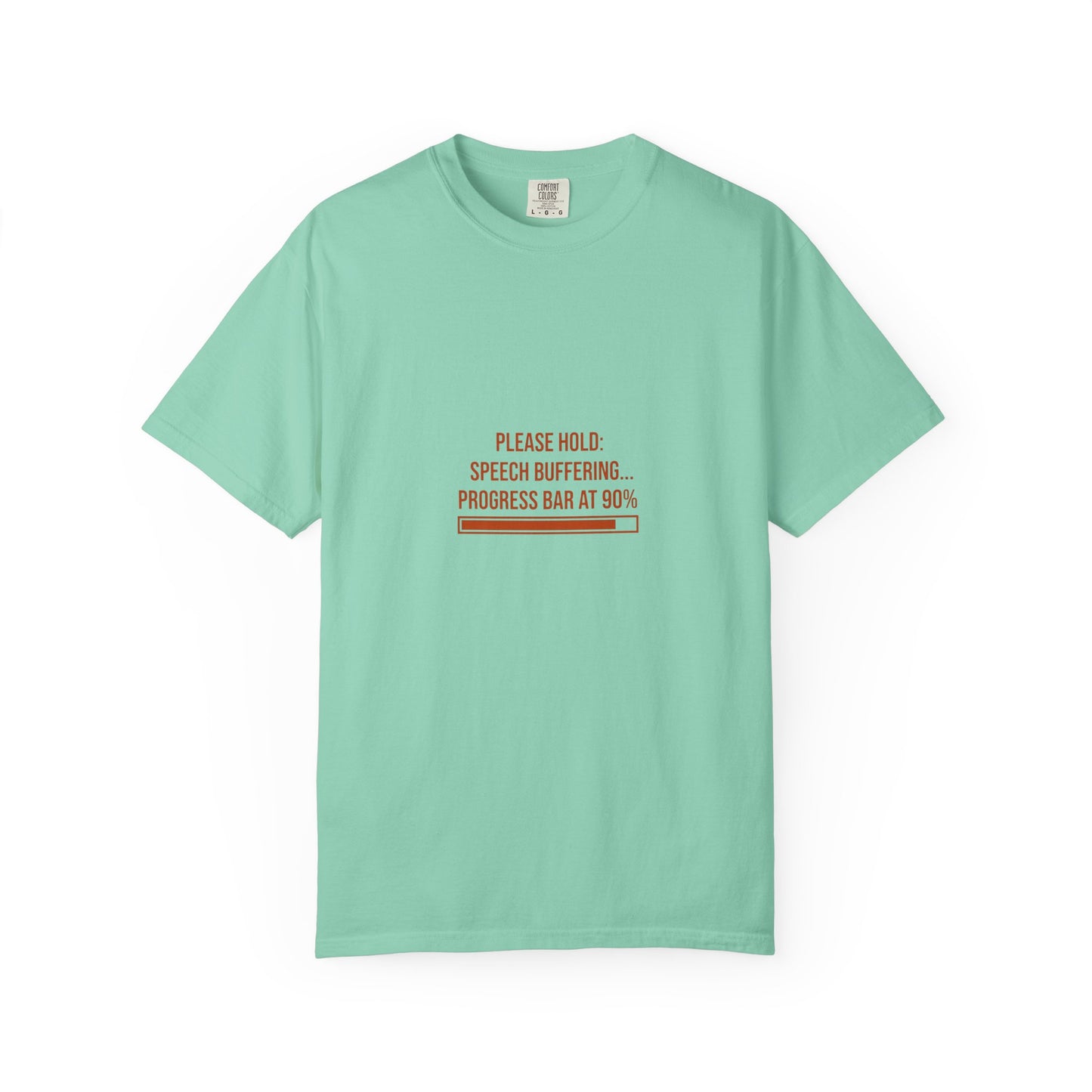Please Hold Speech Buffering Tee | CP Awareness | Uplifted By Design