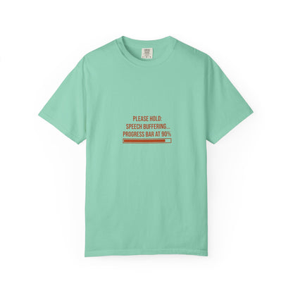 Please Hold Speech Buffering Tee | CP Awareness | Uplifted By Design