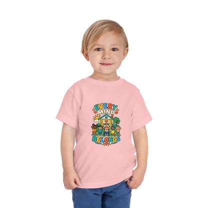 Every Mind Belongs Here Neurodiversity Toddler Tee | Autism Acceptance
