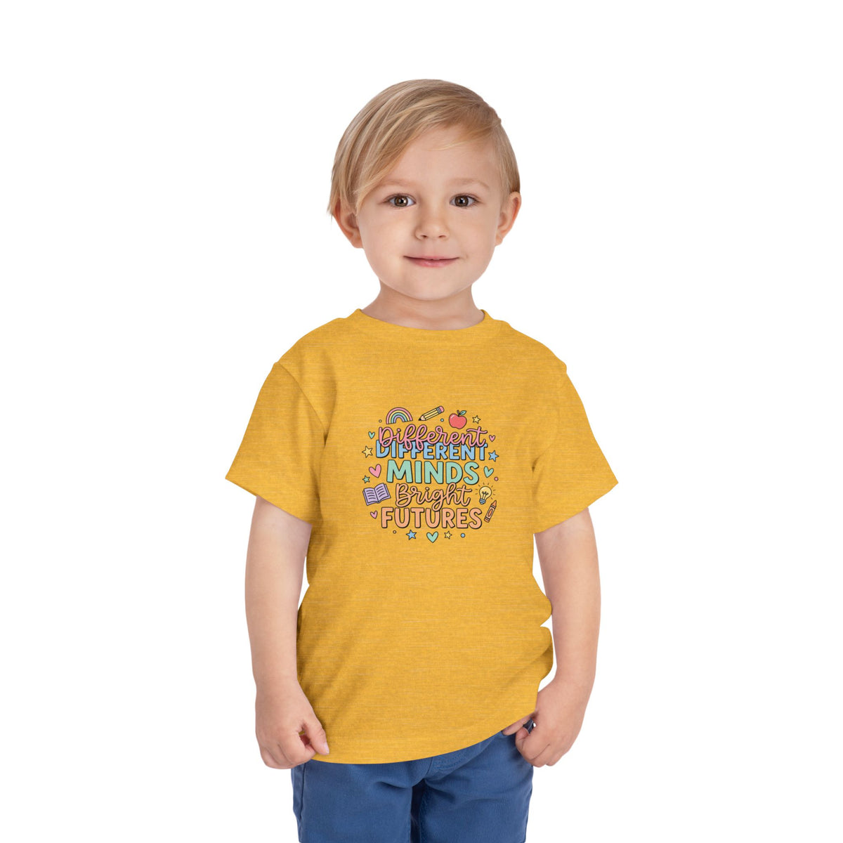 Different Minds, Bright Futures Neurodiversity Toddler Tee | Autism Acceptance