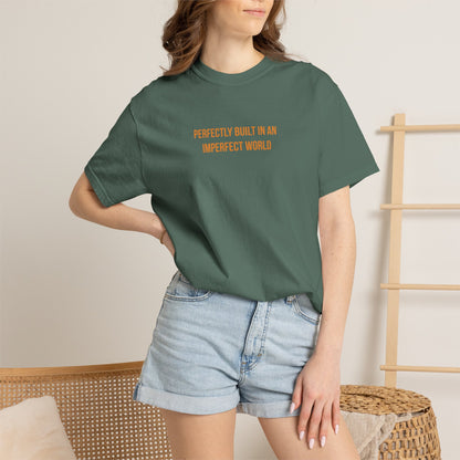 "Perfectly Built in an Imperfect World" Cerebral Palsy Awareness Tee
