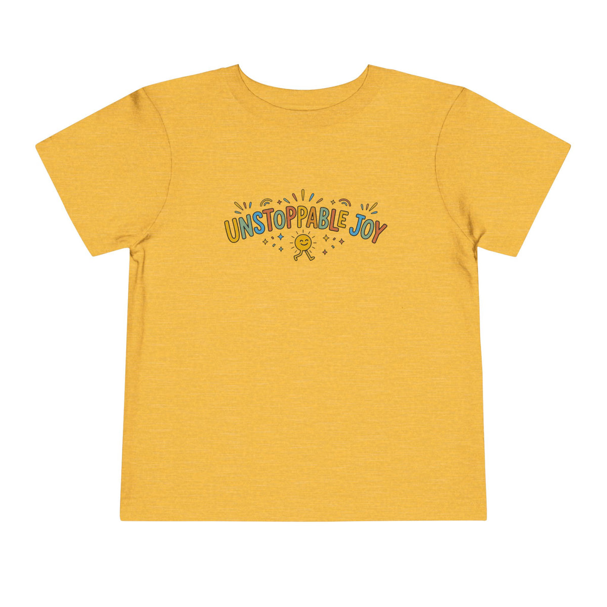 "Unstoppable Joy" Toddler Graphic Tee | Uplifted By Design™ Cerebral Palsy & Adaptive Movement Shirt