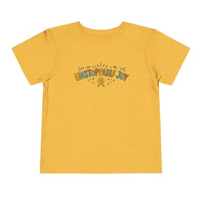 "Unstoppable Joy" Toddler Graphic Tee | Uplifted By Design™ Cerebral Palsy & Adaptive Movement Shirt