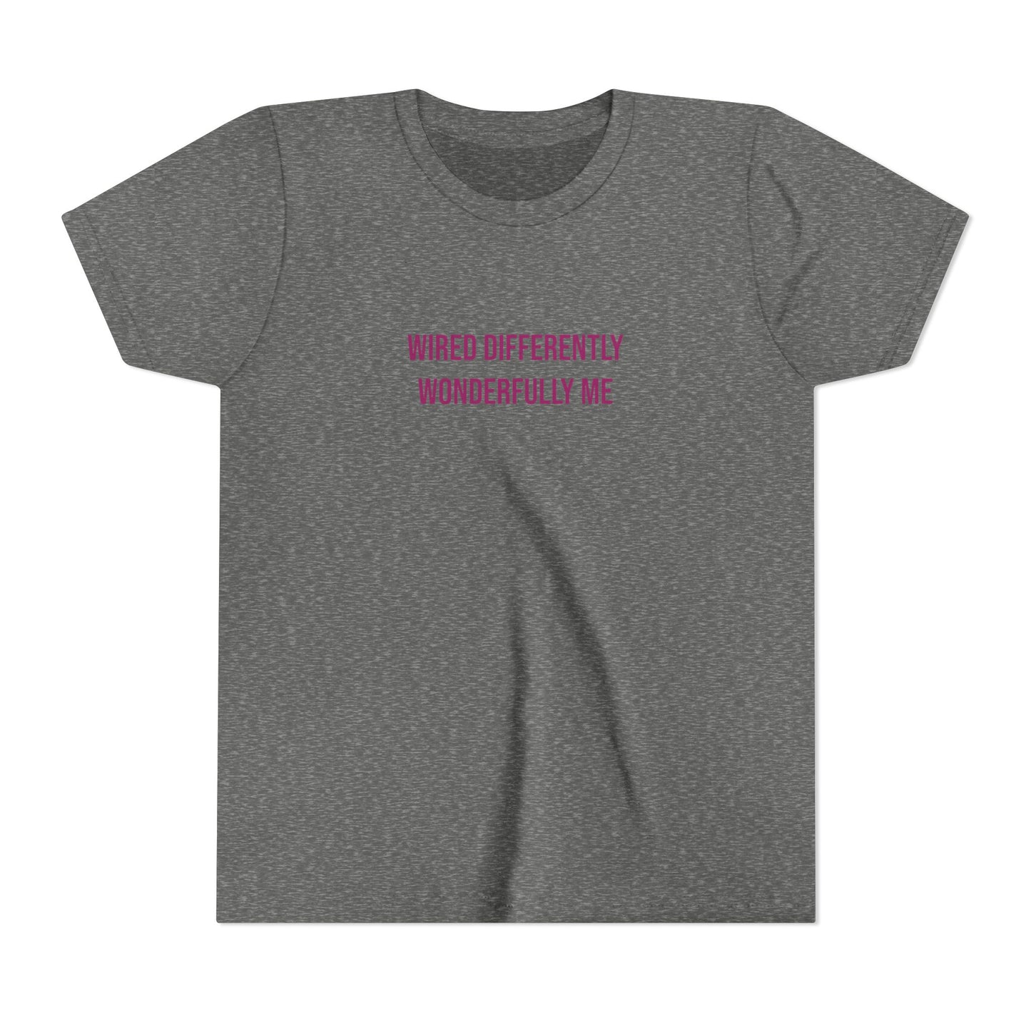 Youth Tee — "Wired Differently Wonderfully Me" Inspirational Kids T‑Shirt
