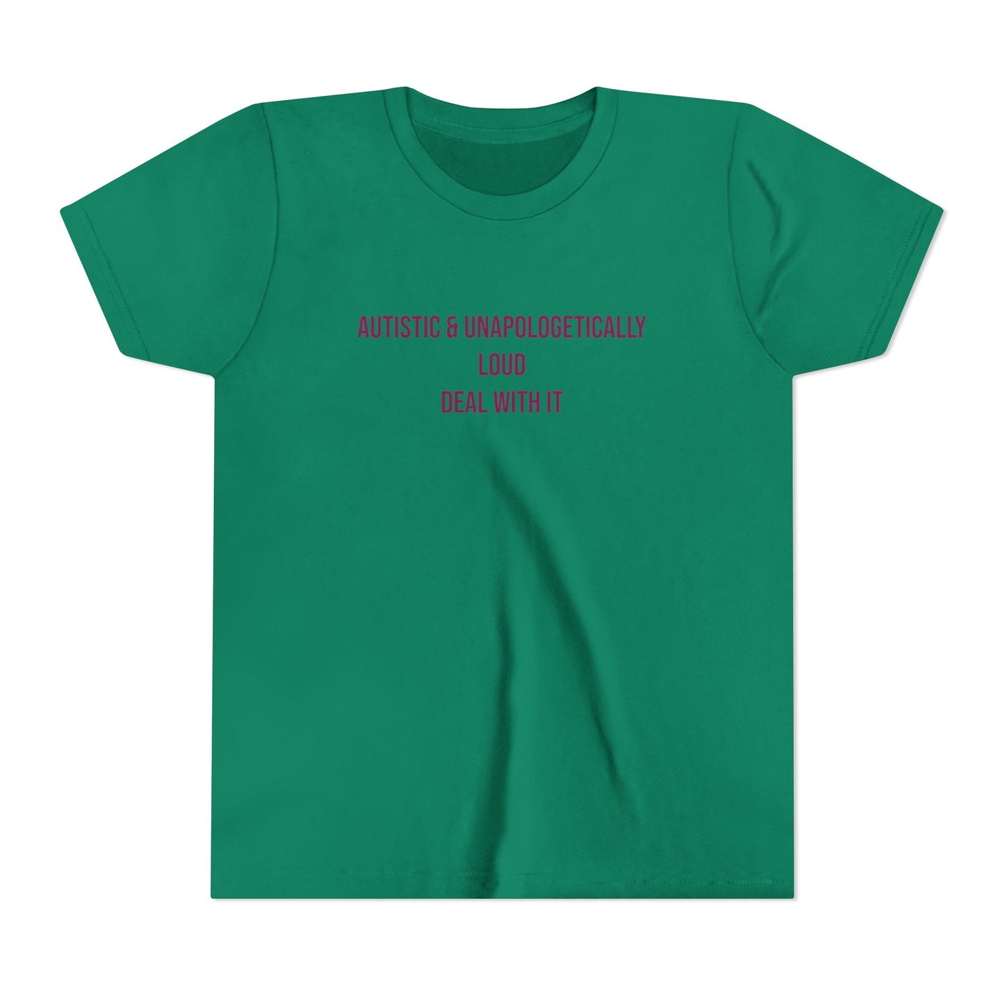 Loud Proud Autistic Neurodivergent Pride Youth Tee | Uplifted By Design