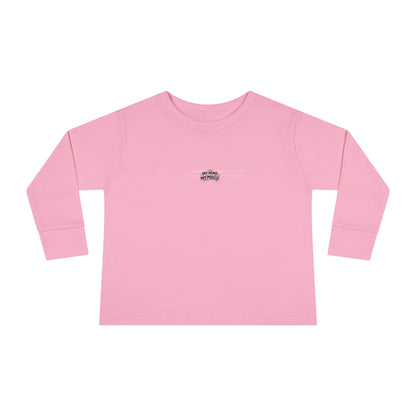 "My Mind, My Magic" Toddler Long Sleeve Tee — Sparkle Mind Wordmark | Uplifted By Design™ Autism Acceptance & Sensory Pride Shirt