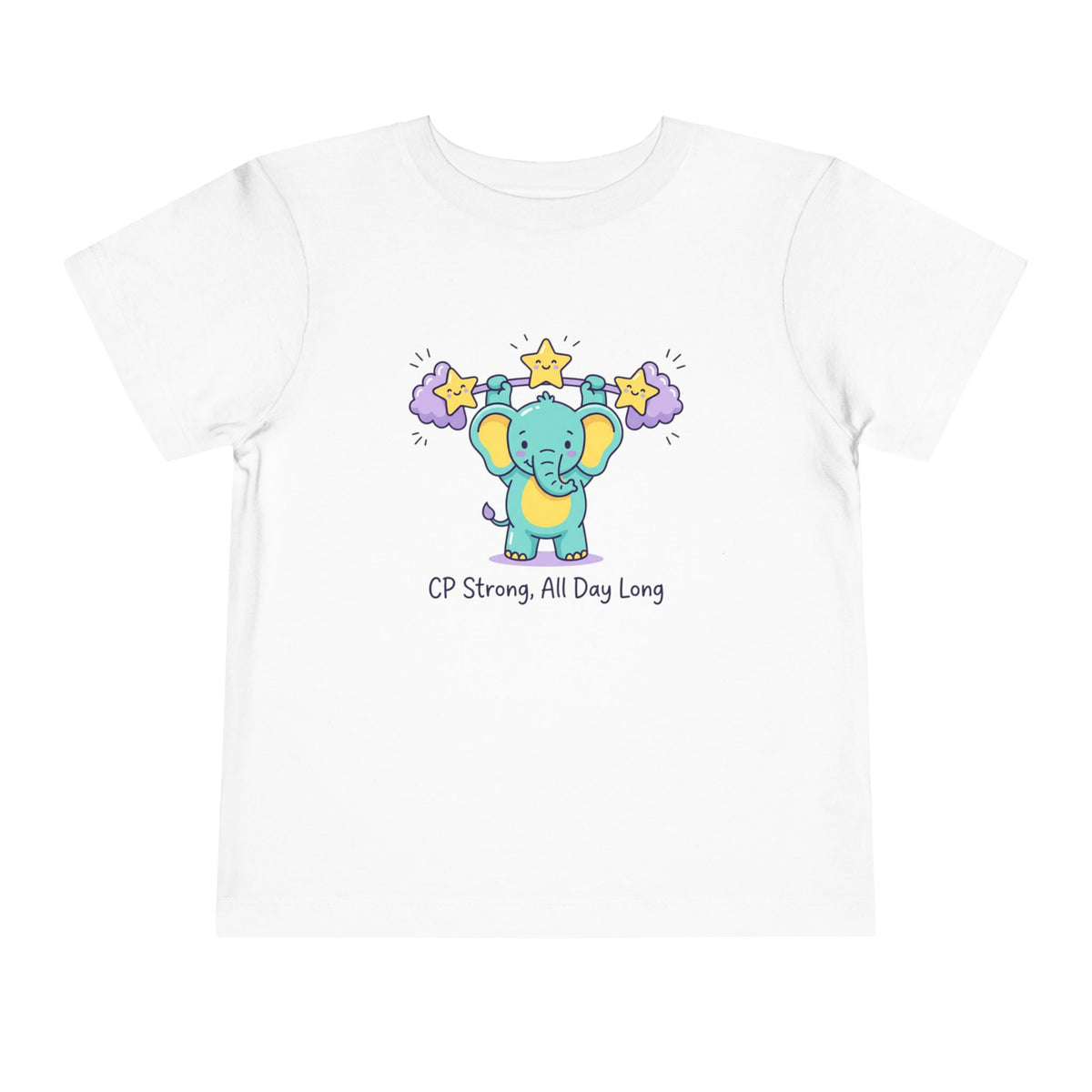 CP Strong All Day Long Toddler Shirt | Elephant Support Kids Tee