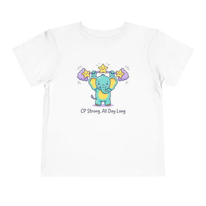 CP Strong All Day Long Toddler Shirt | Elephant Support Kids Tee