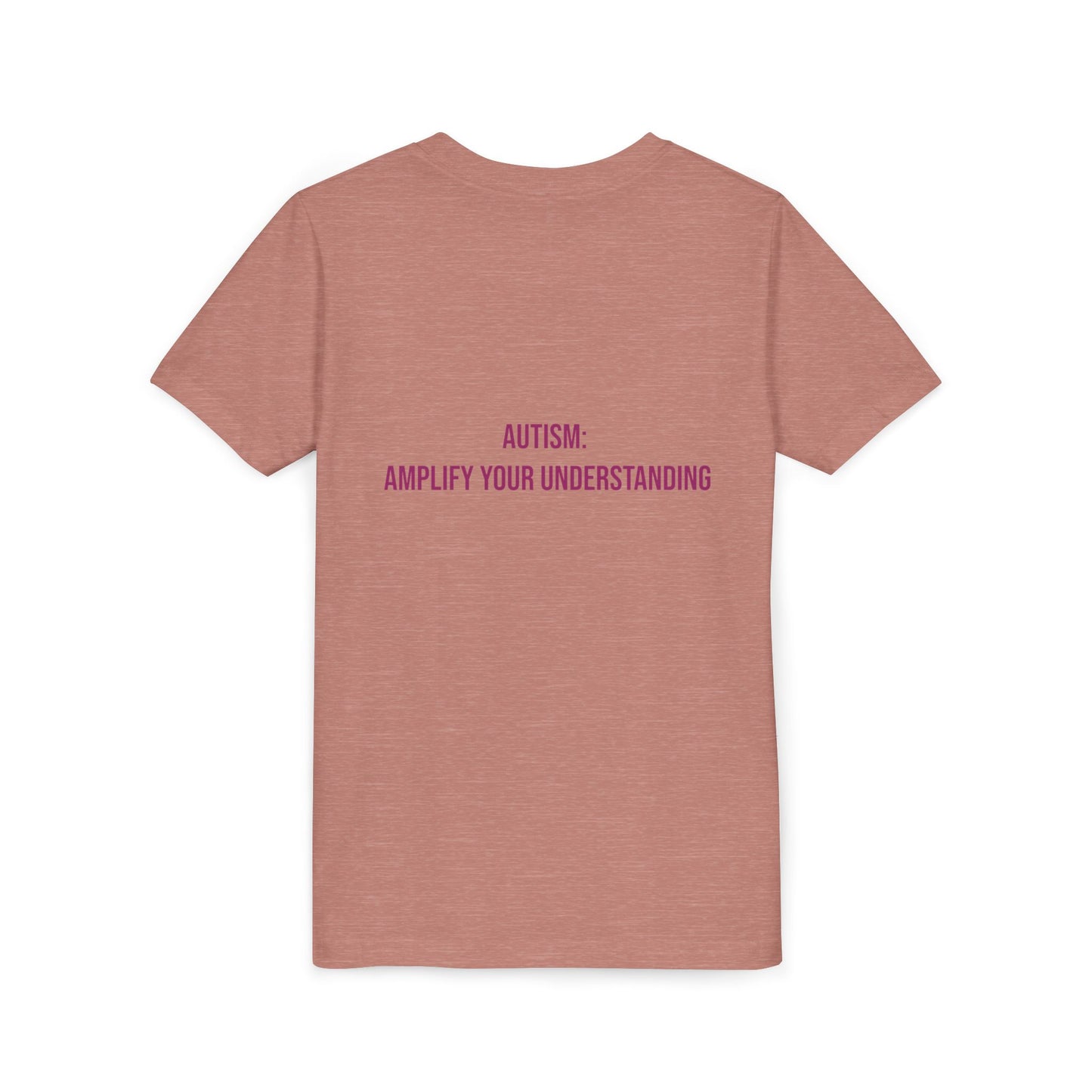 Amplify Your Understanding Empowerment Youth Tee | Autism Pride Kids Streetwear