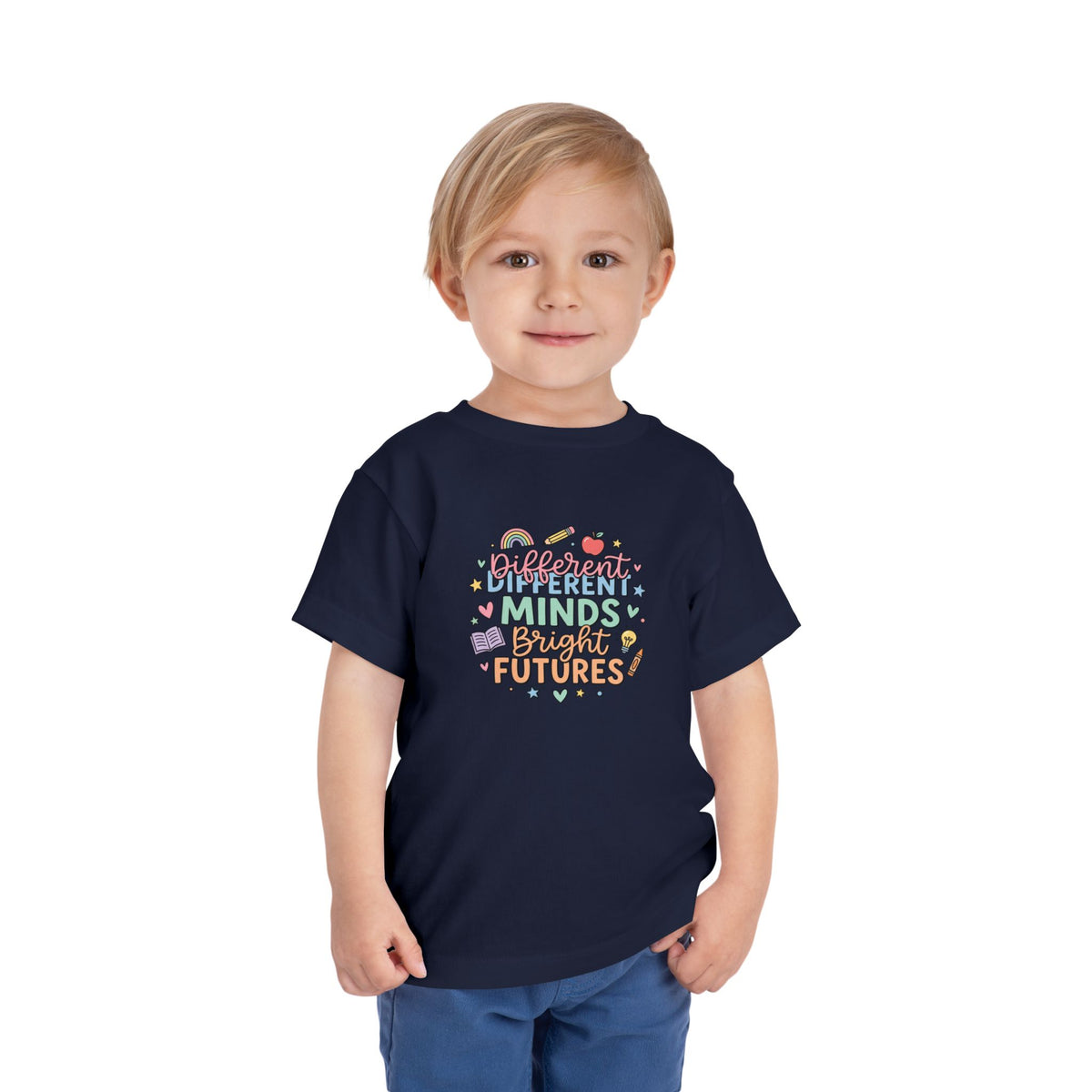Different Minds, Bright Futures Neurodiversity Toddler Tee | Autism Acceptance