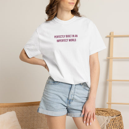 "Perfectly Built in an Imperfect World" Autism Awareness Tee