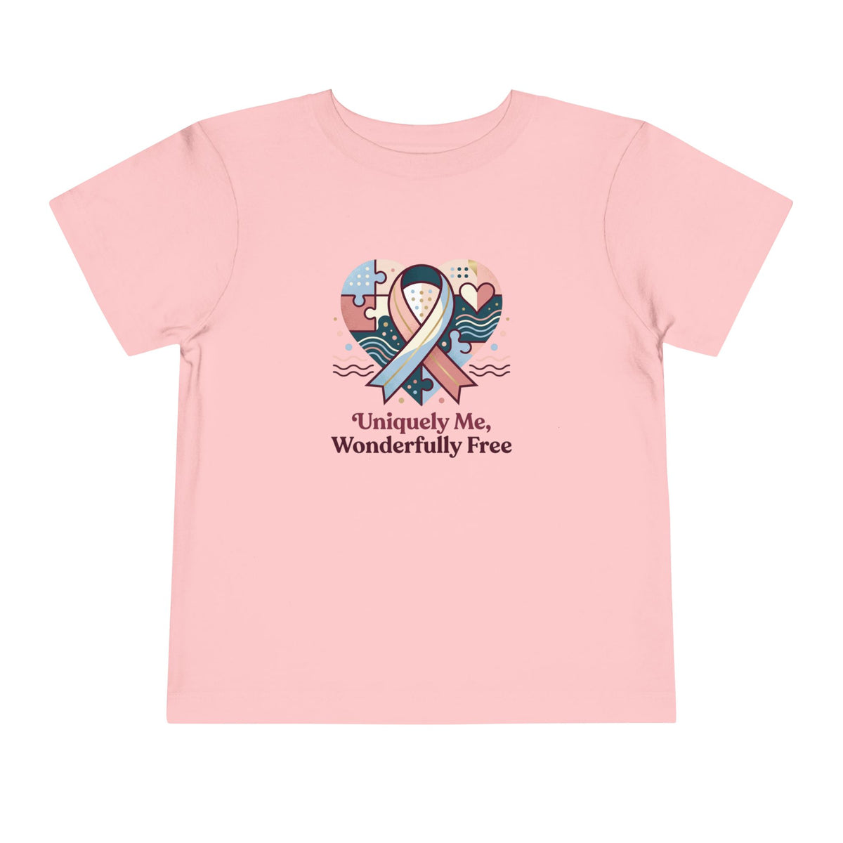 Uniquely Me, Wonderfully Free Neurodiversity Toddler Tee | Autism Acceptance