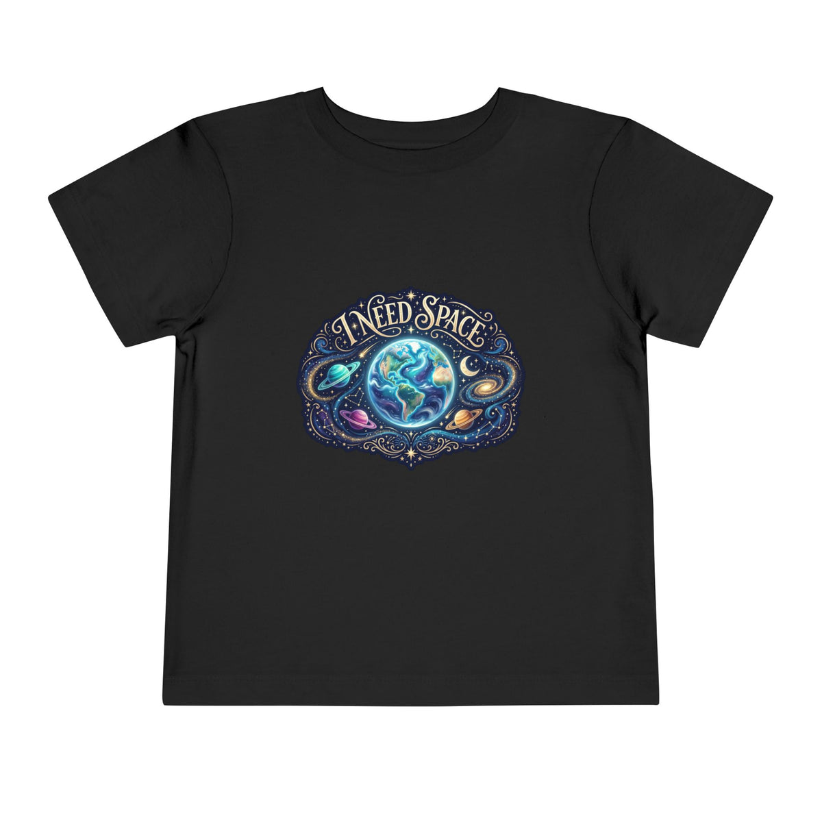 Toddler Tee — "I Need Space" Cosmic Galaxy | Autism Acceptance & Sensory Pride Shirt