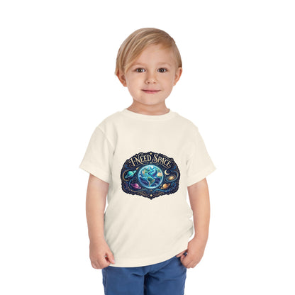 Toddler Tee — "I Need Space" Cosmic Galaxy | Autism Acceptance & Sensory Pride Shirt