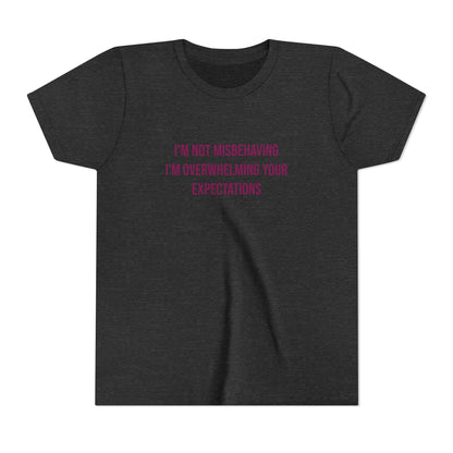 I'm Not Misbehaving" Neurodivergent Pride Youth Tee | Uplifted By Design