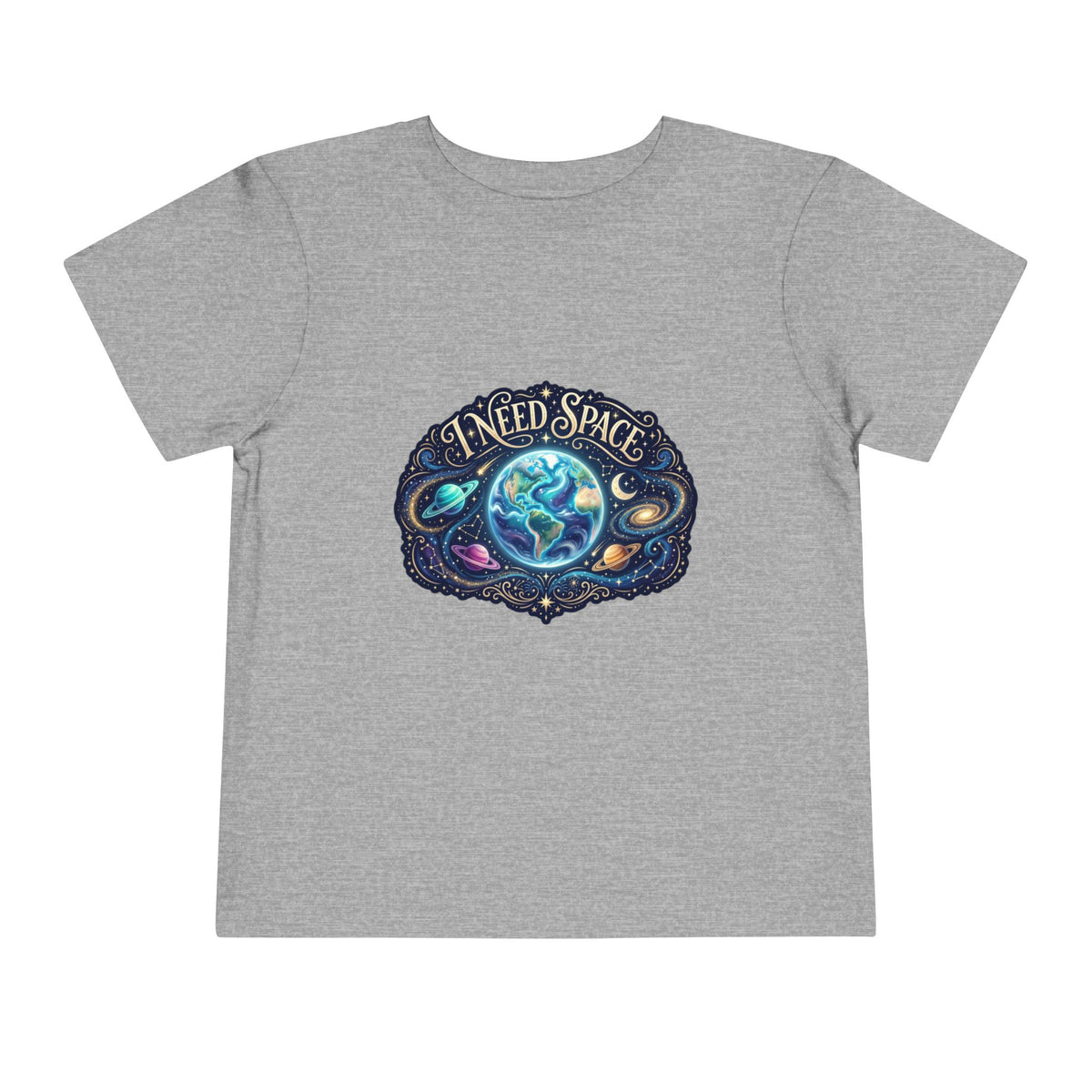 Toddler Tee — "I Need Space" Cosmic Galaxy | Autism Acceptance & Sensory Pride Shirt