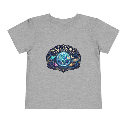 Toddler Tee — "I Need Space" Cosmic Galaxy | Autism Acceptance & Sensory Pride Shirt