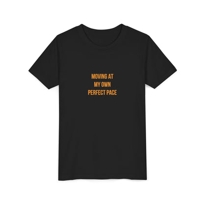 "Moving at My Own Perfect Pace" Cerebral Palsy Awareness Youth Tee | Uplifted By Design