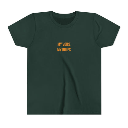 "My Voice My Rules" Cerebral Palsy Awareness Youth Tee | Uplifted By Design