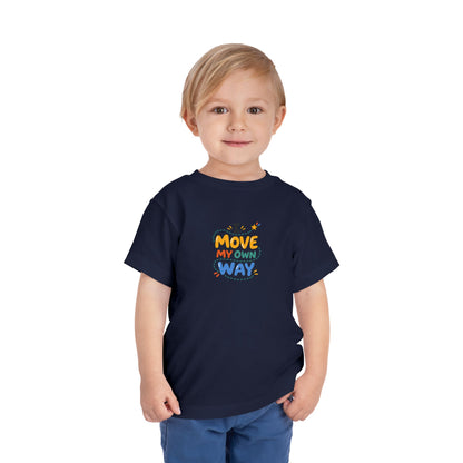 "I Move My Own Way" Toddler Graphic Tee | Uplifted By Design™ Adaptive Movement & Disability Pride Shirt