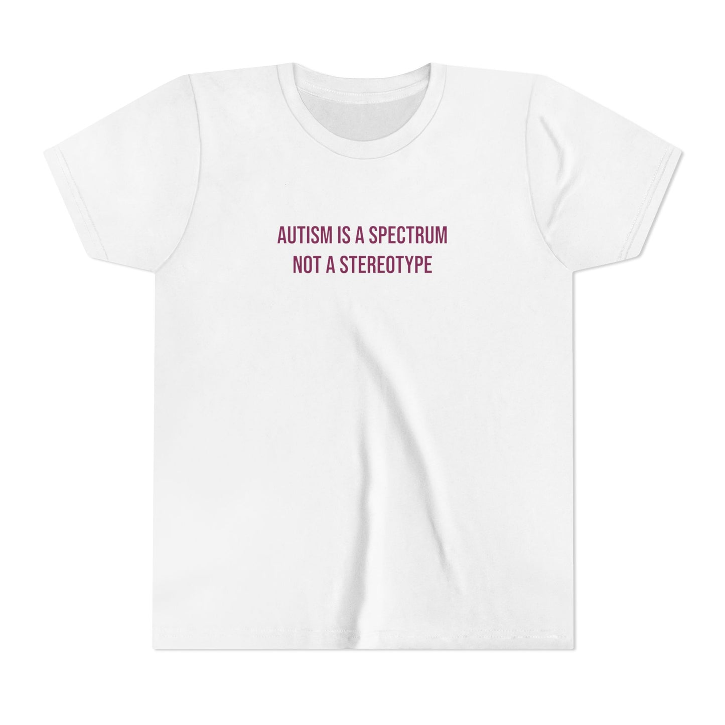 "Autism Is A Spectrum Not A Stereotype" Neurodivergent Pride Youth Tee | Uplifted By Design
