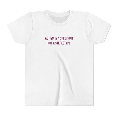 "Autism Is A Spectrum Not A Stereotype" Neurodivergent Pride Youth Tee | Uplifted By Design