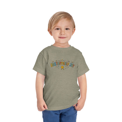 "Unstoppable Joy" Toddler Graphic Tee | Uplifted By Design™ Cerebral Palsy & Adaptive Movement Shirt