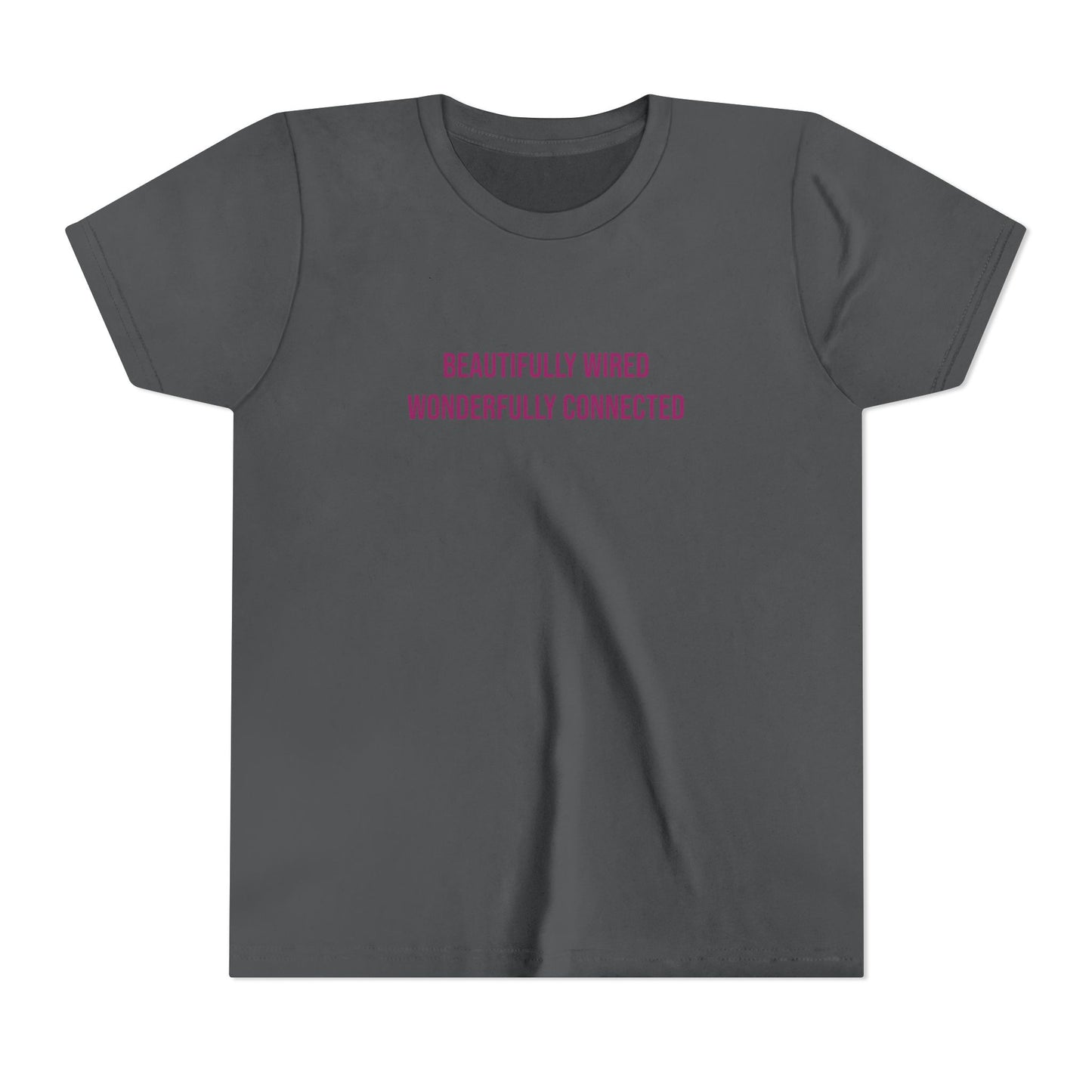 “Beautifully Wired, Wonderfully Connected” Neurodivergent Pride Youth Tee | Uplifted By Design