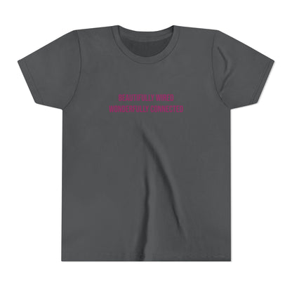 “Beautifully Wired, Wonderfully Connected” Neurodivergent Pride Youth Tee | Uplifted By Design