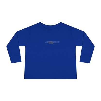 "My Mind, My Magic" Toddler Long Sleeve Tee — Sparkle Mind Wordmark | Uplifted By Design™ Autism Acceptance & Sensory Pride Shirt