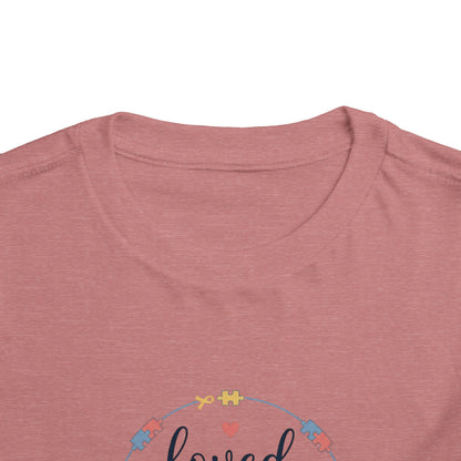 Loved Exactly As I Am Neurodiversity Toddler Tee | Autism Acceptance