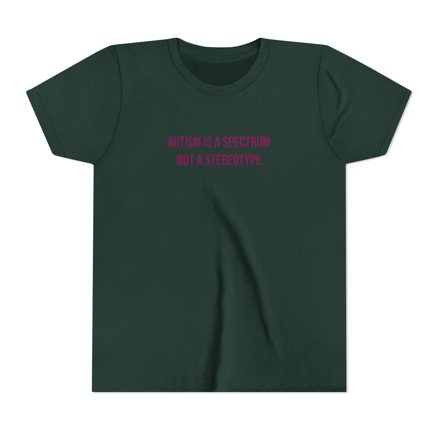 "Autism Is A Spectrum Not A Stereotype" Neurodivergent Pride Youth Tee | Uplifted By Design