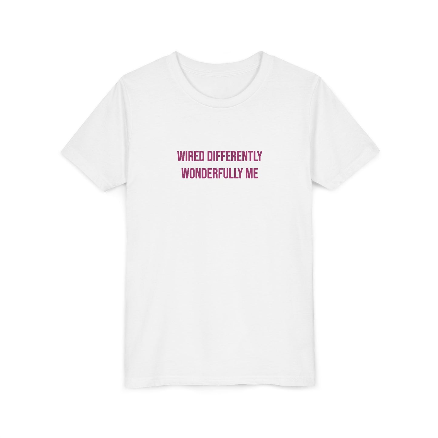 Youth Tee — "Wired Differently Wonderfully Me" Inspirational Kids T‑Shirt