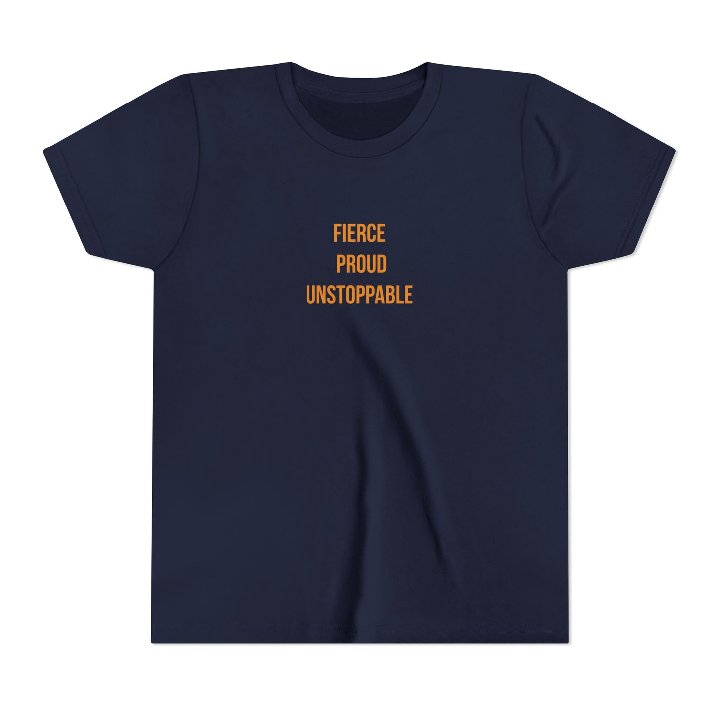 "Fierce Proud Unstoppable" Cerebral Palsy Awareness Youth Tee | Uplifted By Design