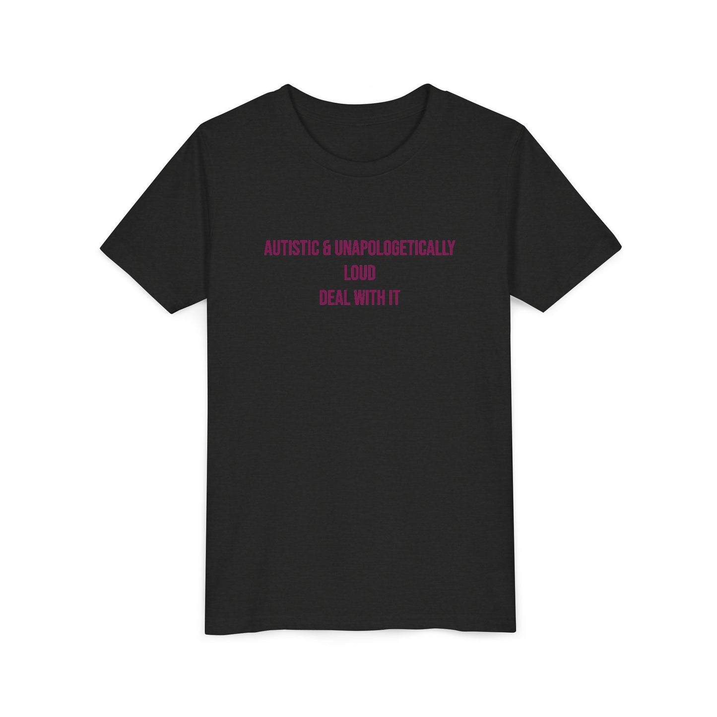 Loud Proud Autistic Neurodivergent Pride Youth Tee | Uplifted By Design