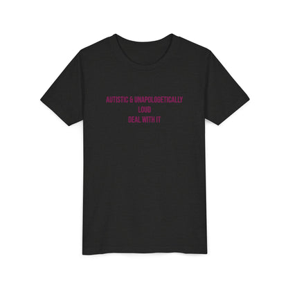 Loud Proud Autistic Neurodivergent Pride Youth Tee | Uplifted By Design
