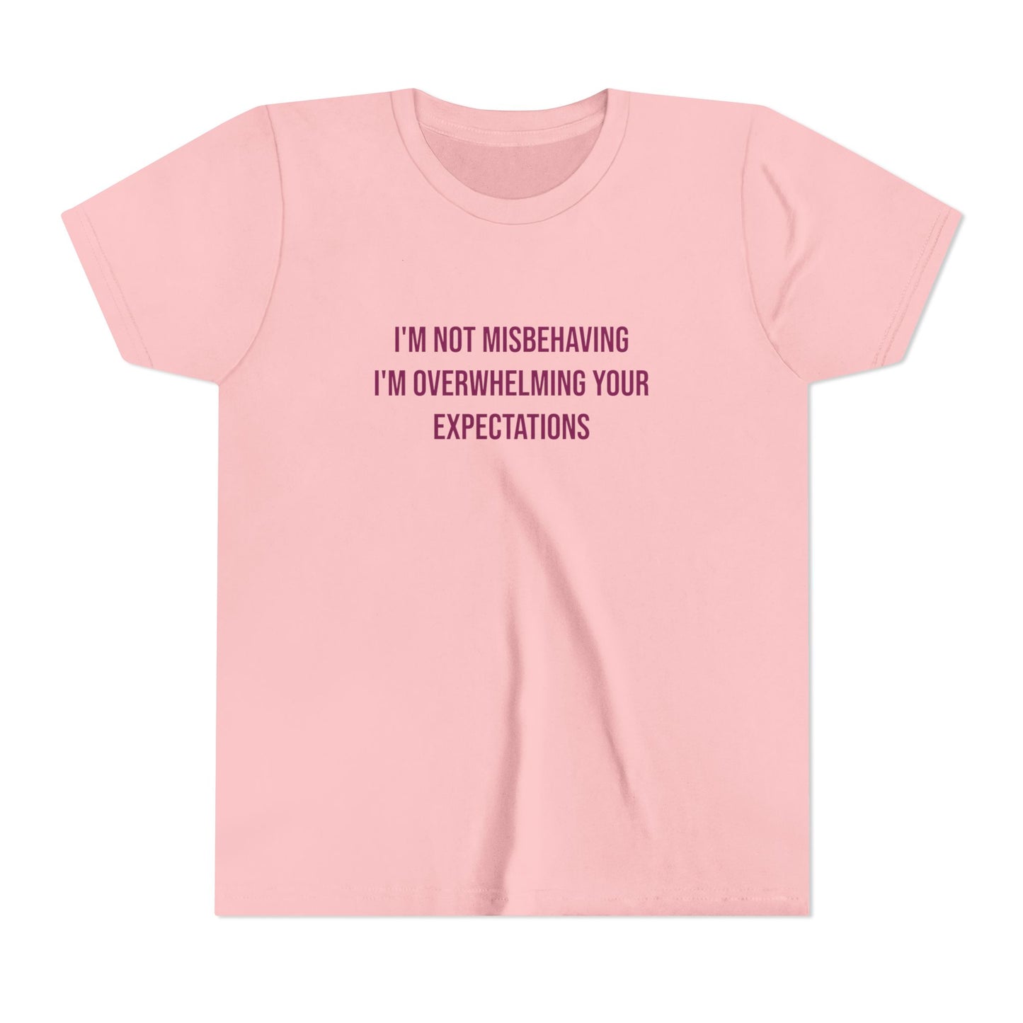 I'm Not Misbehaving" Neurodivergent Pride Youth Tee | Uplifted By Design