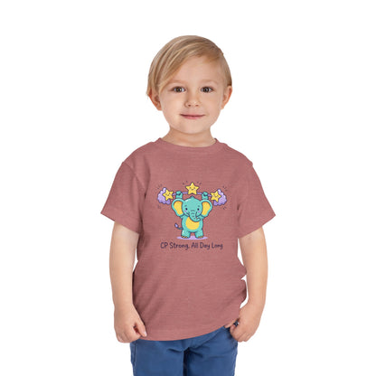 CP Strong All Day Long Toddler Shirt | Elephant Support Kids Tee